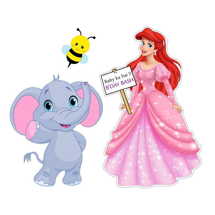 theme cutouts on rent for birthday parties